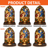 Catholight Angel of Bethlehem Christmas Glow Candle Holder