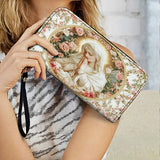 Portefeuille en cuir Catholight Grâce de la Vierge Marie