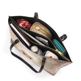 Catholight Eucharistic Grace Leather Tote Bag