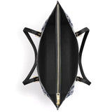 Catholight The Cross Amidst Blooming Faith Leather Tote Bag