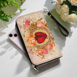 Catholight Portefeuille en cuir Sacré Cœur de Grâce