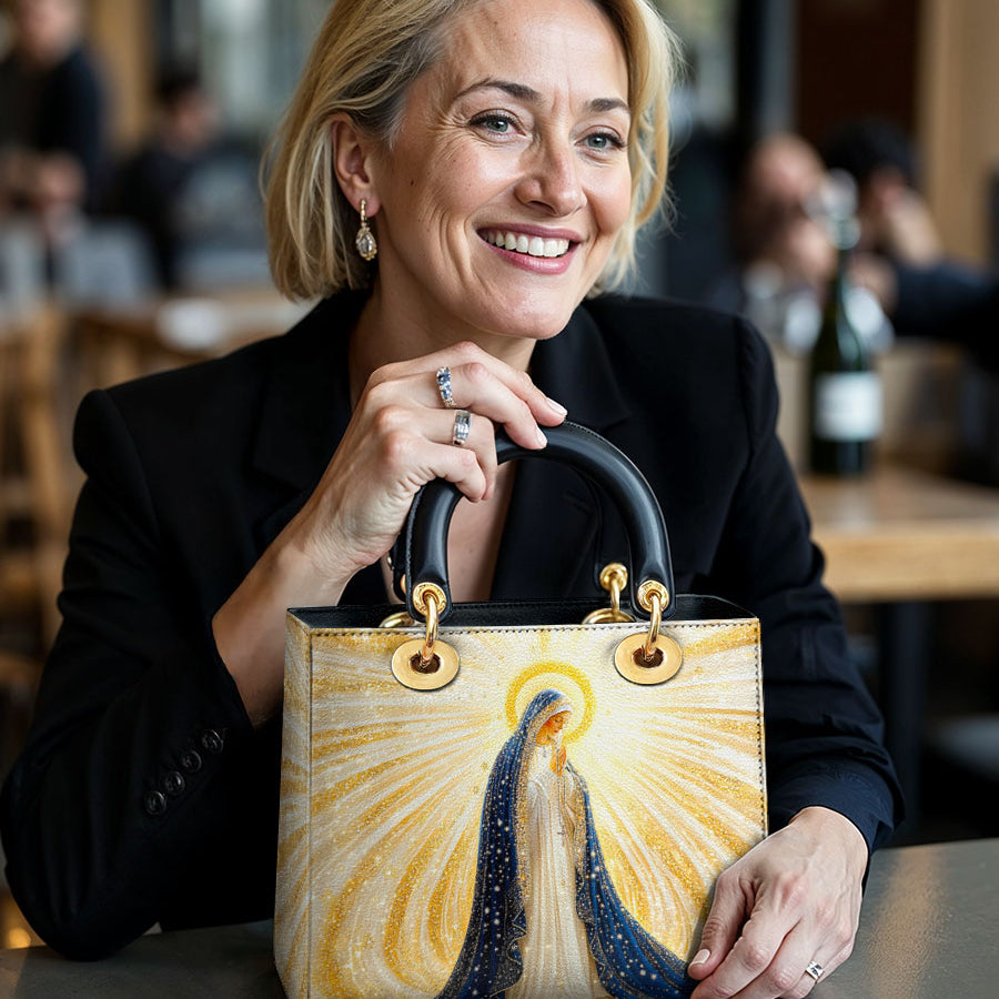 Catholight Our Lady’s Eternal Glow Lady Leather Bag