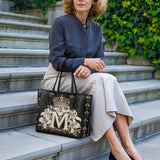 Catholight The Divine Monogram Leather Tote Bag