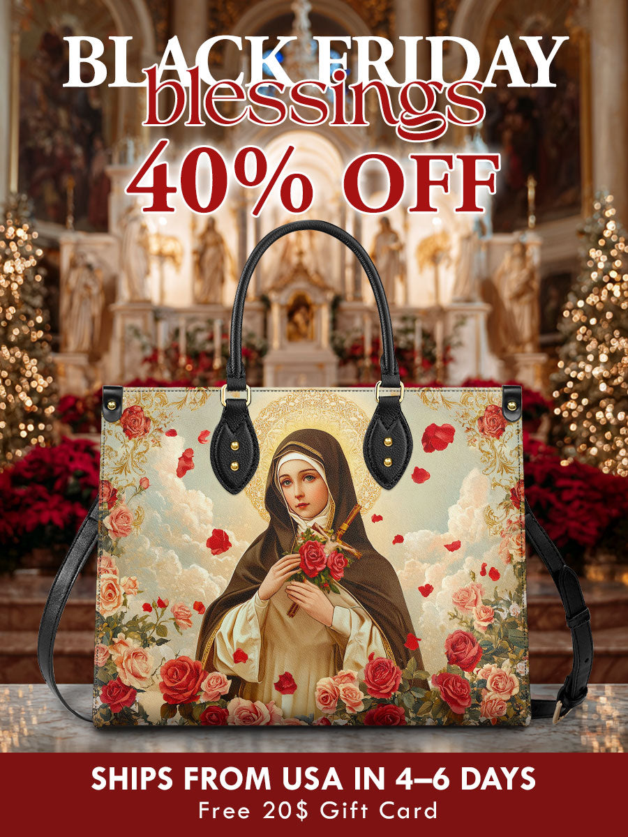 Catholight Petit Sac en Cuir Élégance Fleur