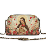 Catholight Little Flower Leather Crossbody Bag