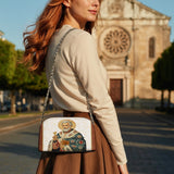 Catholight Saint Peter Reverence Leather Crossbody Bag