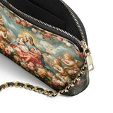 Catholight Halo Of Roses Leather Crossbody Bag