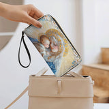 Catholight Grâce Divine et Sérénité - Portefeuille en Cuir