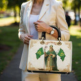 Catholight Saint Patrick's Devotion Lady Leather Bag