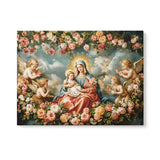 Catholight Halo Of Roses Canvas Wall Art