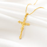 Catholight St. Benedict Crucifix Necklace in Gold Vermeil