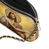 Catholight Jesus the Savior Eternal Light Leather Crossbody Bag
