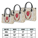 Catholight Élégance Sac en Cuir Cœur Immaculé de Marie