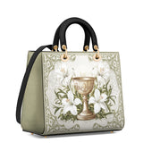 Catholight The Holy Eucharist Lady Leather Bag