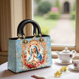 Catholight Our Lady of Grace Lady Leather Bag