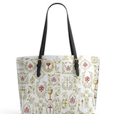Catholight The Timeless Faith Leather Tote Bag