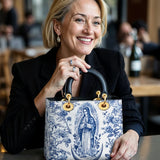 Catholight Sacred Serenity Virgin Mary Lady Leather Bag