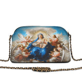 Catholight Divine Ascension: The Heavenly Embrace Leather Crossbody Bag