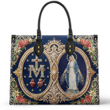 Catholight Holy Mother Devotional Leather Bag