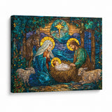 Catholight Holy Nativity Canvas Wall Art