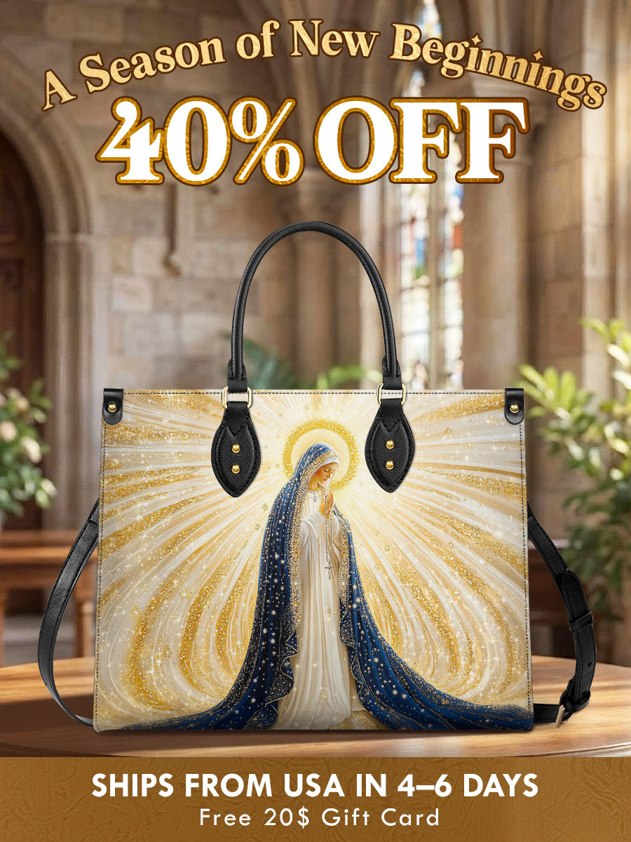 Catholight  Our Lady’s Eternal Glow Leather Bag