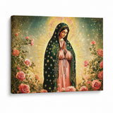 Catholight Roses of Guadalupe Canvas Wall Art