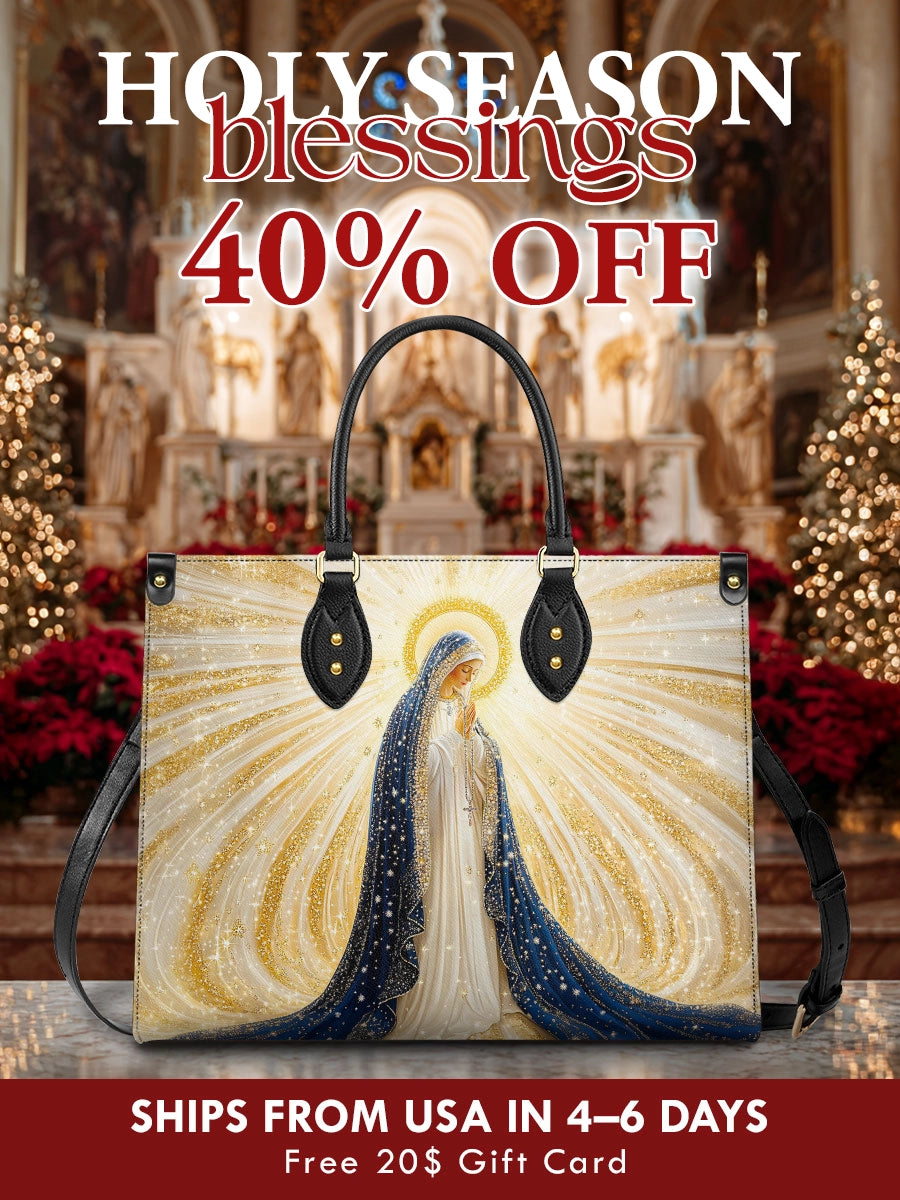 Catholight  Our Lady’s Eternal Glow Leather Bag