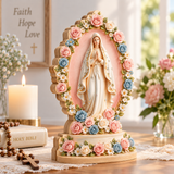 Catholight Wooden Faith Block - With Mary All Things Are Possible