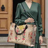 Catholight Roses du Rosaire Sac en Cuir