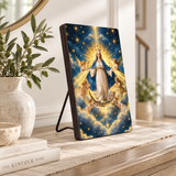 Catholight The Queen of Heaven Devotional Wooden Art