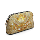 Catholight Wings of Serenity Leather Crossbody Bag