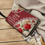 Catholight Blooming With Faith Leather Wallet Purse