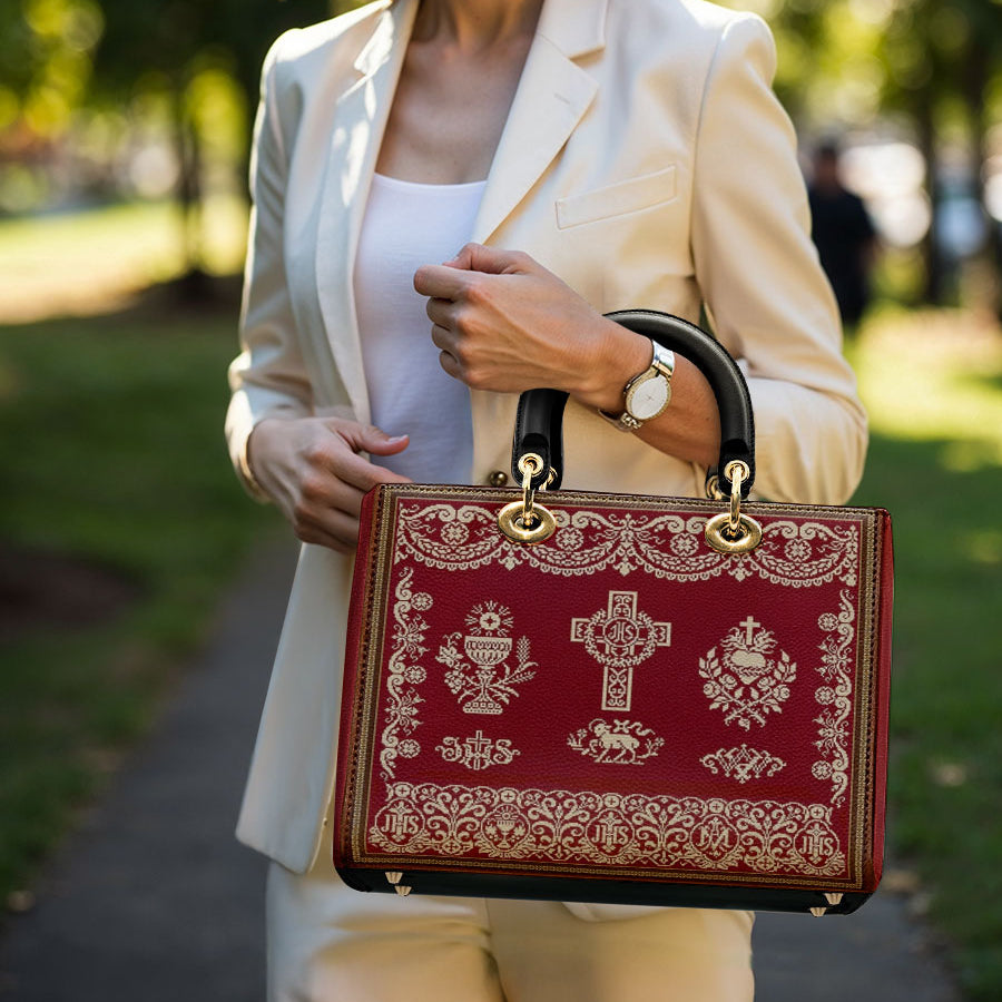 Catholight Liturgical Elegance Lady Leather Bag