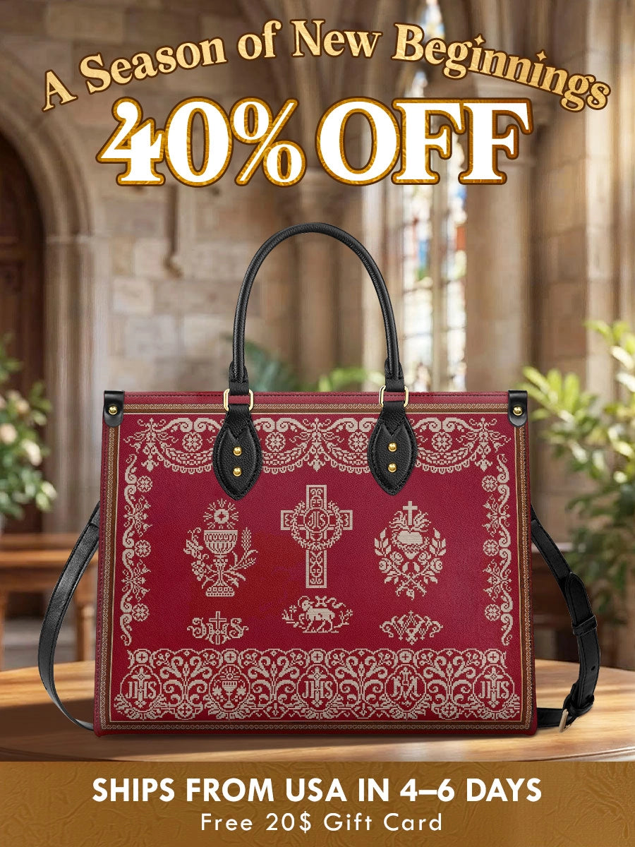 Catholight  Liturgical Elegance Leather Bag