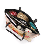 Catholight Sacred Heart of Grace Leather Tote Bag