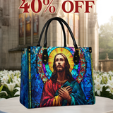 Catholight Glorious Christ Leather Bag