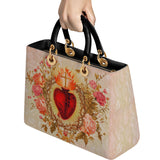 Catholight Sacred Heart of Grace Lady Leather Bag