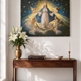 Catholight The Queen of Heaven Canvas Wall Art