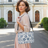 Catholight Sacred Elegance: Blue and White Devotion Bible Cover