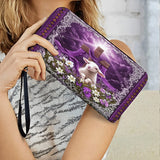 Catholight Espoir Éternel - Portefeuille en Cuir