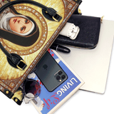 Catholight Le Petit Fleur de Grâce Sac en Cuir