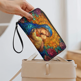 Catholight Radiant Madonna - Leather Wallet Purse