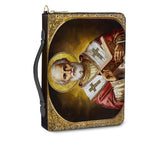 Catholight Saint Nicholas The Patron of Generosity Bible Cover