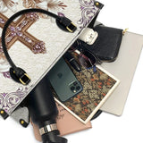 Catholight Foi & Fleurs Sac en Cuir