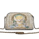 Catholight Sanctuary of the Holy Spirit Leather Crossbody Bag