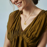 Catholight Holy Family Necklace in Gold Vermeil