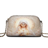Catholight Eucharistic Grace Leather Crossbody Bag