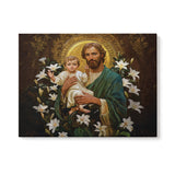 Catholight Guardian of Faith and Purity Canvas Wall Art