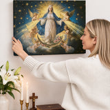 Catholight The Queen of Heaven Canvas Wall Art
