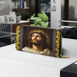 Catholight Couronne d'épines et Grâce de tournesol - Portefeuille en cuir